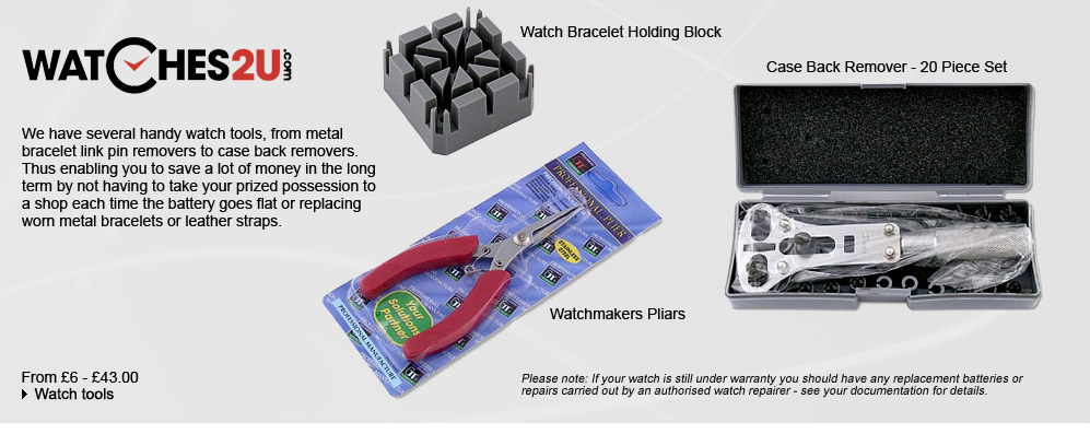 Watch repair tools